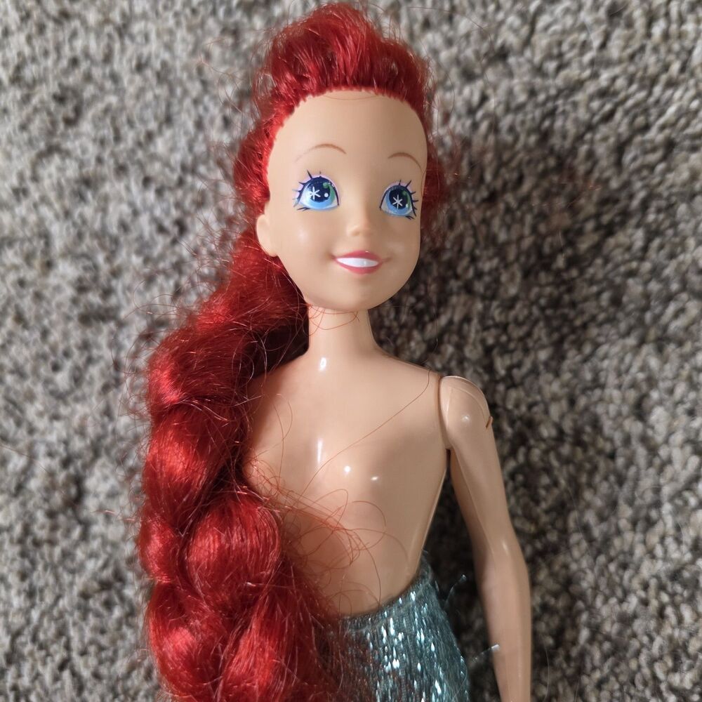 Vintage Jasmine And Ariel Dolls 90's Disney Princess Mattel Retro Movies Play - Picture 7 of 11